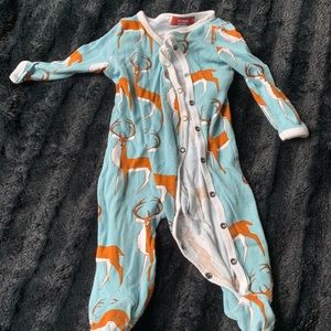 Milkbarn 3-6M Deer Baby Onesie